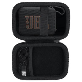 co2CREA Hard Carrying Case Replacement for JBL Go 4 Go3 Go 3 Eco Portable Speaker (Black Case)
