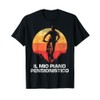 Ciclista Regalo per Pensionato Bici Tramonto Bicicletta Maglietta