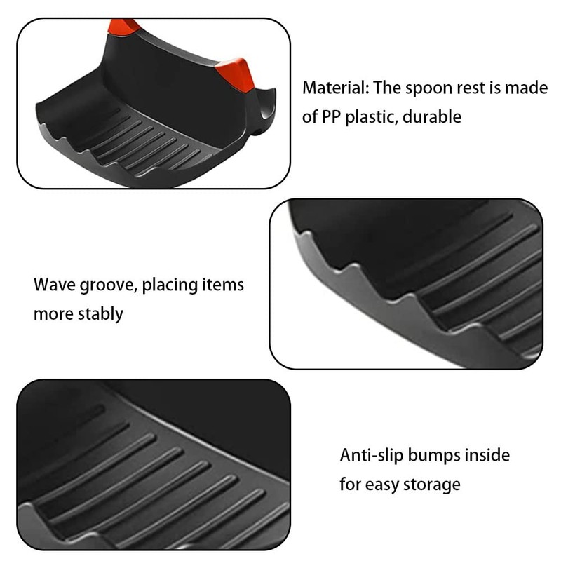 NingMeng Utensil Rest Nonslip Pot Lid Holder Multipurpose Kitchen Utensil