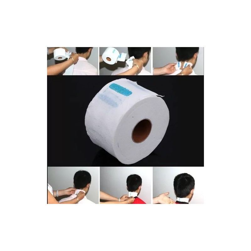 Globusman Tiras Papel Para Cuello Profesional Barberia 1 Rollo C/100