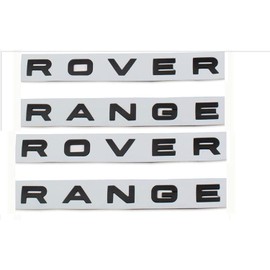 KAYTOW 2pcs OEM Letters Hood Trunk Tailgate Emblem Badge NAMEPLATE Matte Black 20 Letters (2PC Matte Black)
