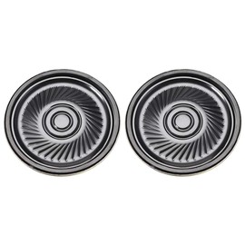 sourcing map 0.5W 8 Ohm Micro Internal Speaker Magnet Loudspeaker 40mm Dia 2pcs