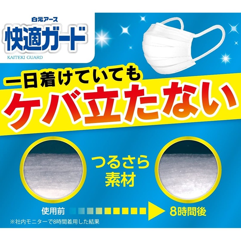 Hakugen Earth Comfortable Guard Mask for Kids, Pack of 30