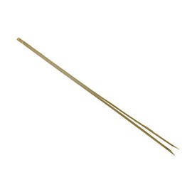 BambooMN Bamboo Double Prong Stick Skinny Pick Skewer 5.9" Long, 1000 Pieces