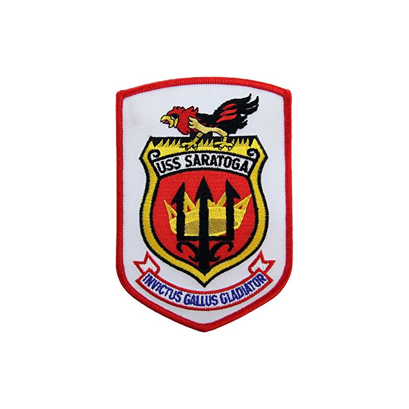 USS Saratoga Ship Patch Full Color