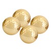 4Pcs Portable High Quality Double Layer Gold Plating Golf Ball