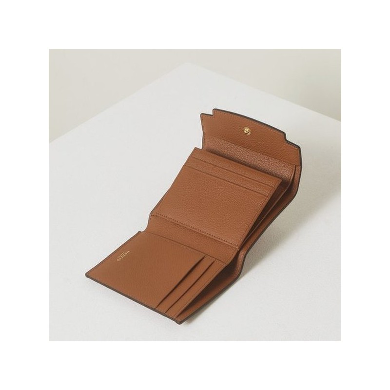 Hazzys (대구신세계)HAZZYS ACC 브라운 로고배색 소가죽 반지갑 HIWA4E529W2 (Daegu Shinsegae)
