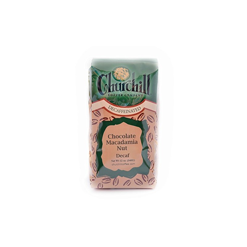 Churchill Coffee Chocolate Macadamia Nut 12 oz - Whole Bean
