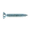 RIKA TWSR007 6 x 3/4in Twin-Thread CSK BZP Woodscrew 200pk