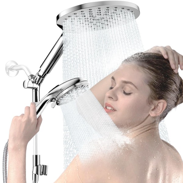 KAIYING Dual Shower Heads with Handheld Spray Combo, High Pressure