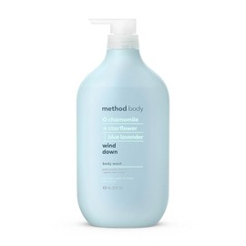 Bbangbeob 방법 바디 워시 윈드 다운 파라벤 및 프탈레이트 프리 28 FL Oz 1팩 [Glacier + Granite] Method Body Wash Wind Down Paraben and Phthalate Free 28 FL Oz 1 Pack [Glacier + Granite]
