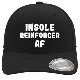 Insole Reinforcer AF - Soft Flexfit Baseball Hat Cap, Black, Small/Medium