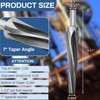 7 Degree Ball Joint Tapered Reamer,6542 High-Speed Tool Steel Tapered