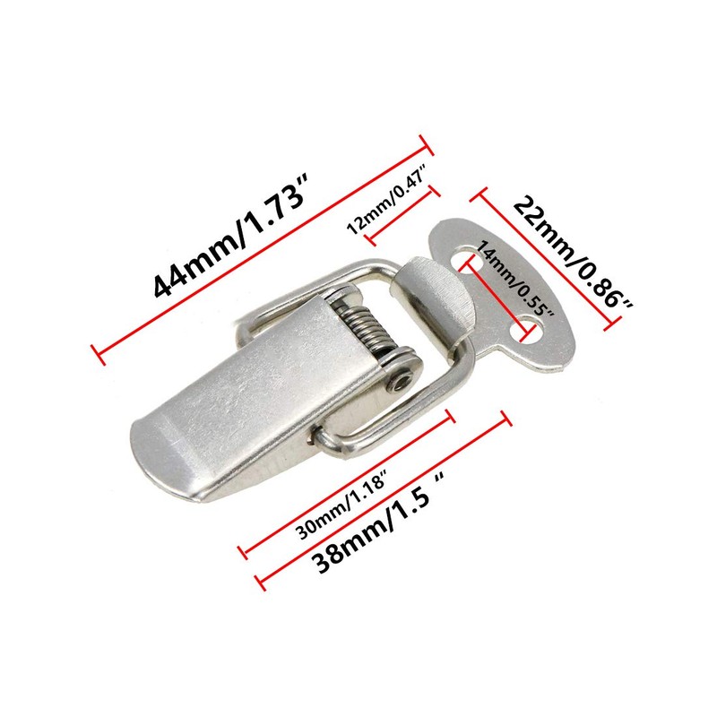 Rannb Spring Toggle Latch Mini Size Toolbox Latch 44mm/1.73" Length