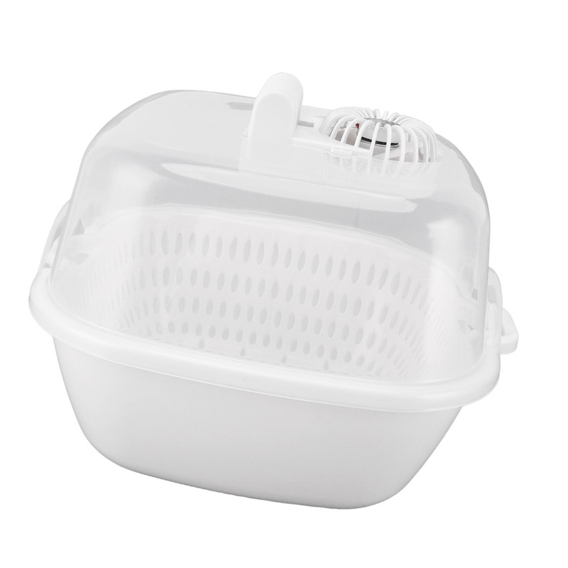 Household Defrosting Box Large Capacity Double Layer Drain Timing USB