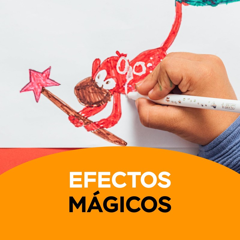 BIC, Plumones Mágicos de Colores, Plumón Lavable, BIC Kids, Surtido