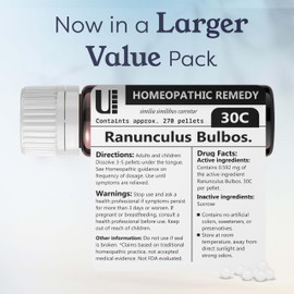 Urenus Ranunculus Bulbosus 30C Homeopathic Remedy, 270 Pellets