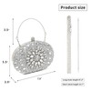 Beaguful - Bolsas de noche para mujer, con diamantes de
