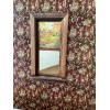 Unbranded Autumn Maple Cottage Dollhouse Miniature Stained Glass Window Film