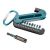 Makita E-12005 Impact Black Bit Set 10-Piece with Carabiner, PH,
