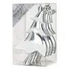 4 Pieces Plastic Tree 14.5 cm (Silver) PVC Shatterproof //