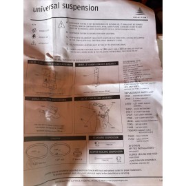 Universal Focal Point hang kit 96 5 canopy feed C96-UNV-NOFD Universal suspension