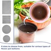 80 pcs Flower Pot Mesh Pad, 4 sizes Garden's Drainage