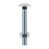 TIMCO BZP Carriage Bolt and Hex Nut - M12 x