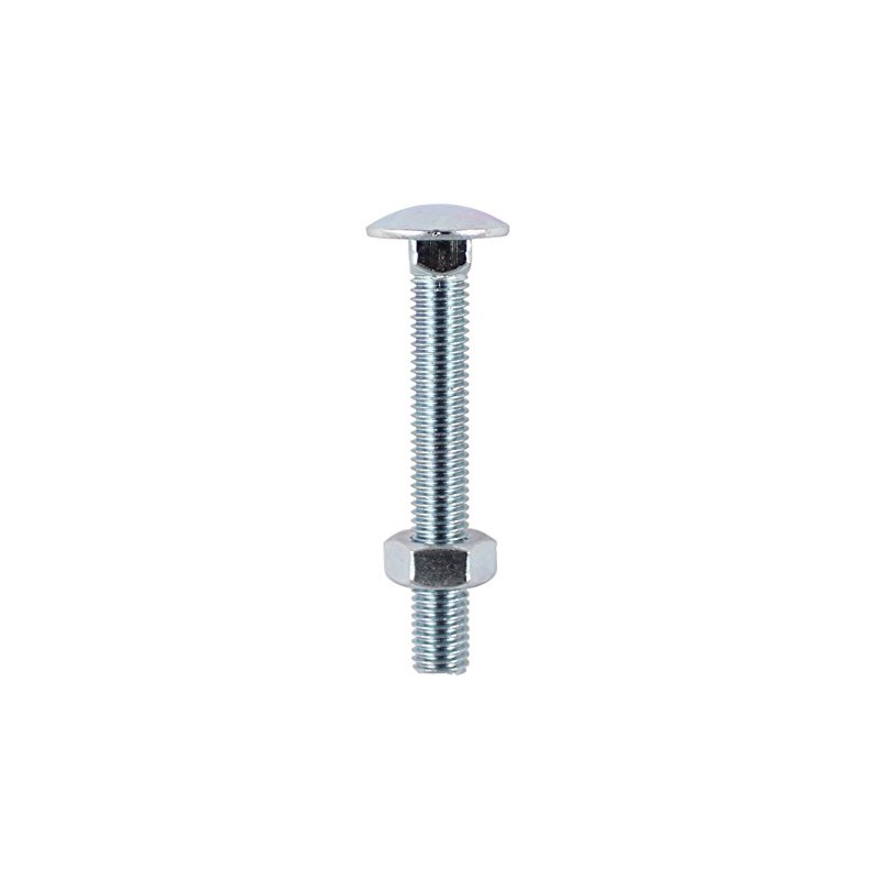 TIMCO BZP Carriage Bolt and Hex Nut - M12 x
