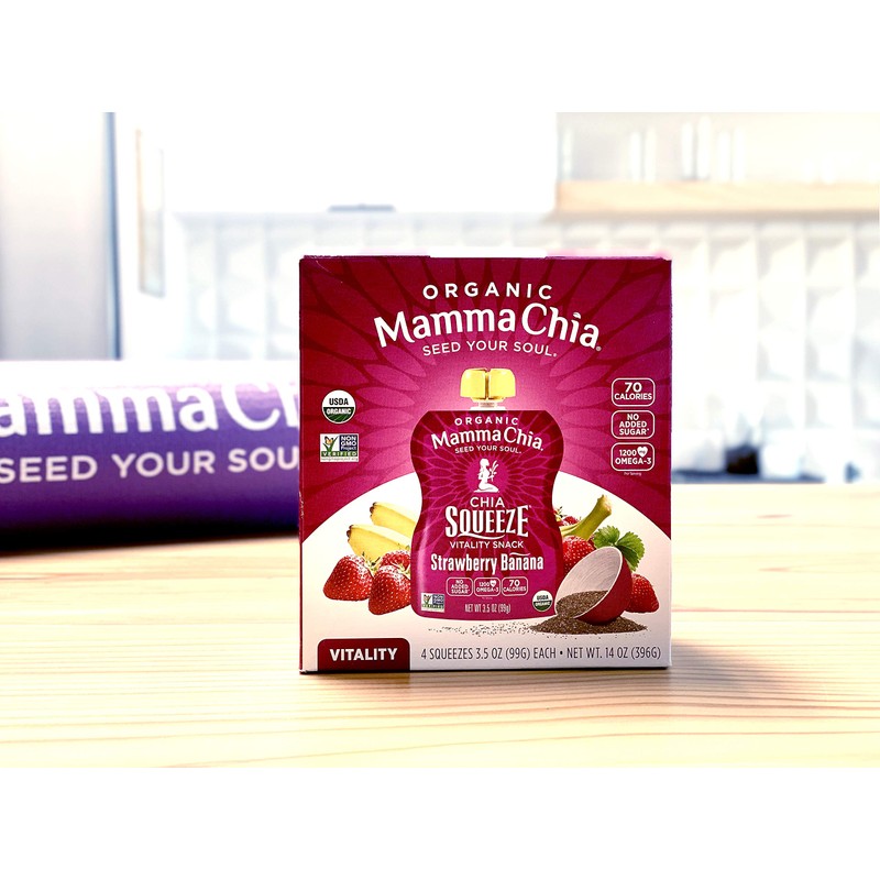 Mamma Chia Strawberry Banana, 396g