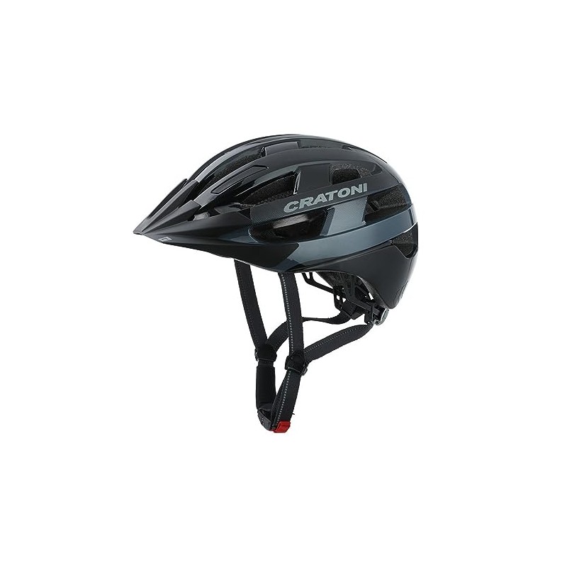 Cratoni Velo-x Helmet, Black Glossy, 56-60 cm
