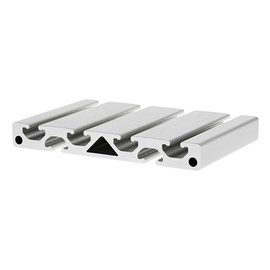 8020, 40-1620, 40 Series 160mm x 20mm Six Channel T-Slotted Aluminum Extrusion DIY Extruded Linear Bar Slot Rail CNC Router Bed 80/20 (Clear Anodize, 450mm Long)