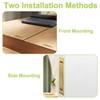 UFURMATE Flush Mount Door Pull, 2 Pieces 304 Stainless Steel