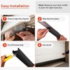 EverTrust 10ft/3M Garage Door Bottom Seal – Weatherproof Stripping Rubber