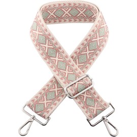 Adjustable Shoulder Strap, Bag Straps for Changing, 3.8 cm Wide/75-135 cm Shoulder Strap for Shoulder Bag, Handbag, Crossbody Bag, DIY Bag Strap Stripes for Men and Women (Khaki), khaki