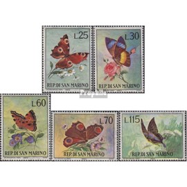San Marino 776-780 (complete.issue.) unmounted mint/never hinged ** MNH 1963 Butterflies (Stamps for collectors) Butterflies