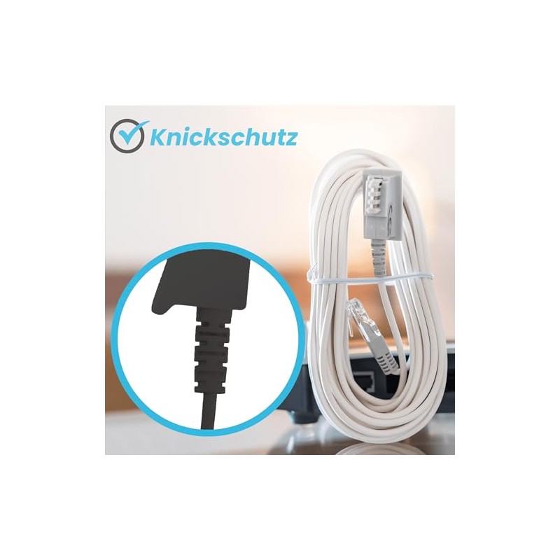 COXBOX 4.25 m DSL Cable Fritzbox, Speedport, Easybox - TAE