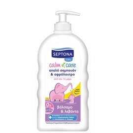 Septona Baby Calm n' Care Gentle Shampoo & Shower Gel with Balm and Lavender, 500ml