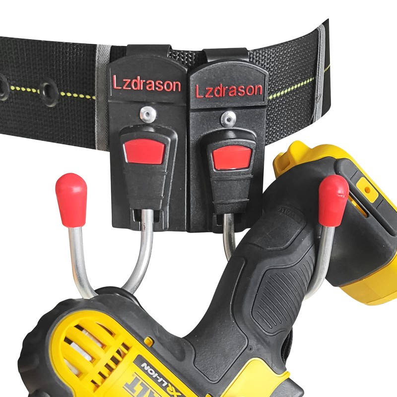 Drill Holster, Tool Belt Hook, Cordless Tools Holder for Belt,