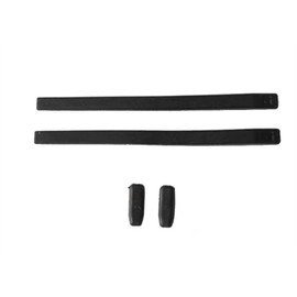 PERFFITT Silicon Rubber Temple Ear Socks and Nose Pads Set for fit IC! IC Berlin Eye Prescription Glass Eyeglasses Frames (Black - 1 Set)