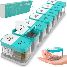 Bexeen XXL Pill Organizer That Holds EVERYTHING! Convenient, Portable & Reliable!:_Mint