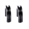 Motorcycle Sissy Bar Luggage Rack Side Plate Mounting Bracket Grommet