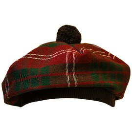 UMAM Scottish Traditional Tam o' Shatner Acrylic Wool Tammy Hat Flat Bonnet Kilt Many Tartans (Crawford 069tcp)
