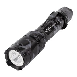 Police Security Trac Tact 2AA Camouflage | 350 Lumens | Belt Clip | 5 Light Modes | Water Resistant