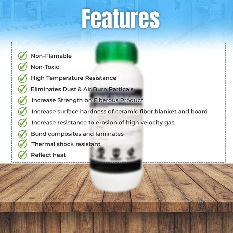 REFRATECH Rigidizer for Ceramic Fiber Coating - 2300F Rated -