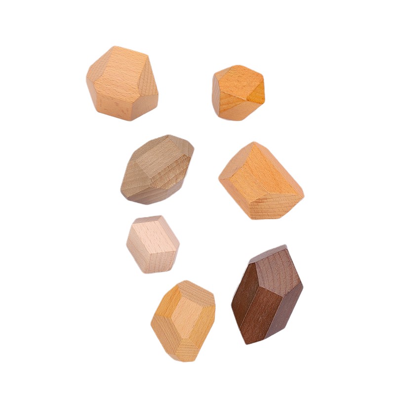 Wooden Stacking Game Building Blocks Educational Desktop Games for Kid