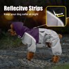 Dog Raincoat, Waterproof Dog Rain Jacket, Adjustable Rain Coat with