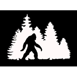 Egl 7” Bigfoot Sasquatch Camping Outdoor Yeti Sticker Decal Conspiracy Car Truck