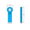 Weld On Towing Eye 5" (24 Ton 12.7CM Straight Heavy