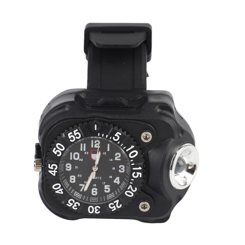 Rechargeable 350lm LED Watch Wrist Light Water Proof Watch Flashlight